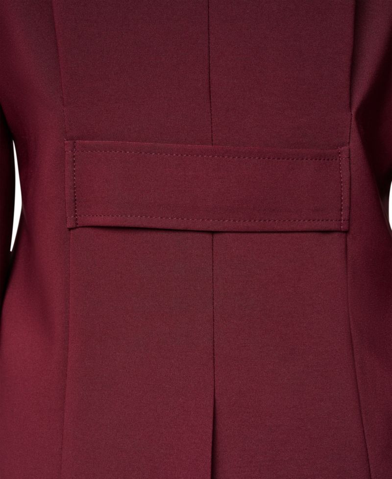 Women's Shoulder-Padded One-Button Notch-Collar Blazer