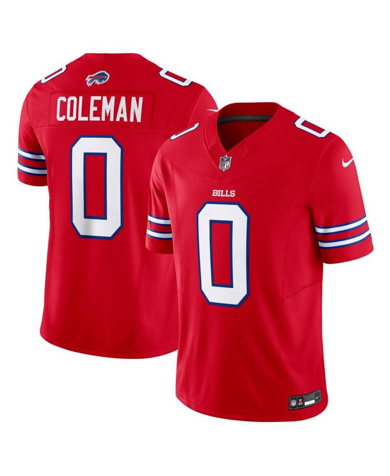 Men's Keon Coleman Red Buffalo Bills Alternate Vapor F.U.S.E. Limited Jersey
