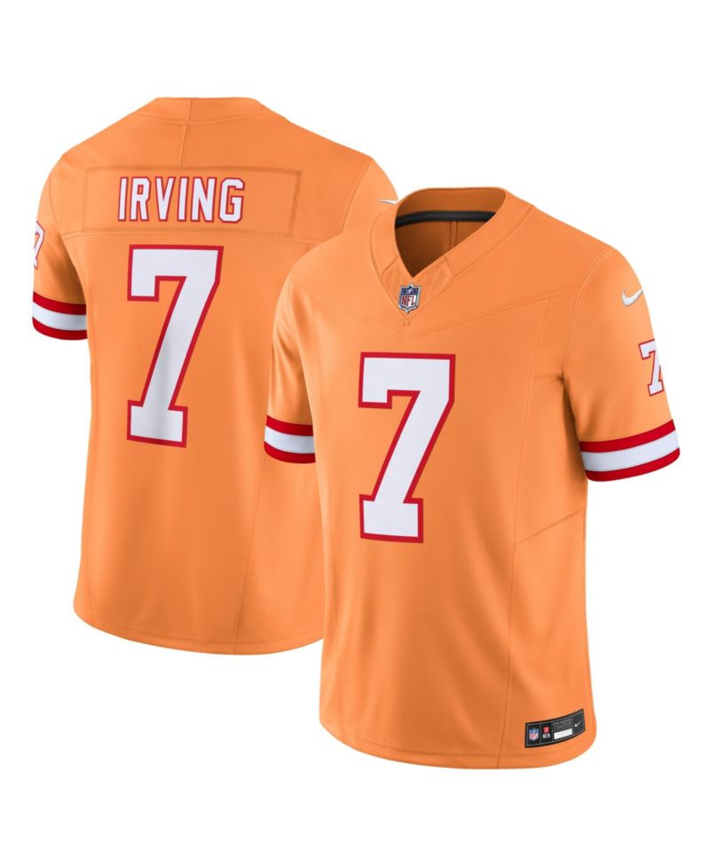 Men's Bucky Irving Orange Tampa Bay Buccaneers Alternate 2 Throwback Vapor F.U.S.E. Limited Jersey