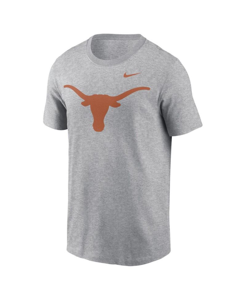 Men's Heather Gray Texas Longhorns Primetime Evergreen Logo T-Shirt