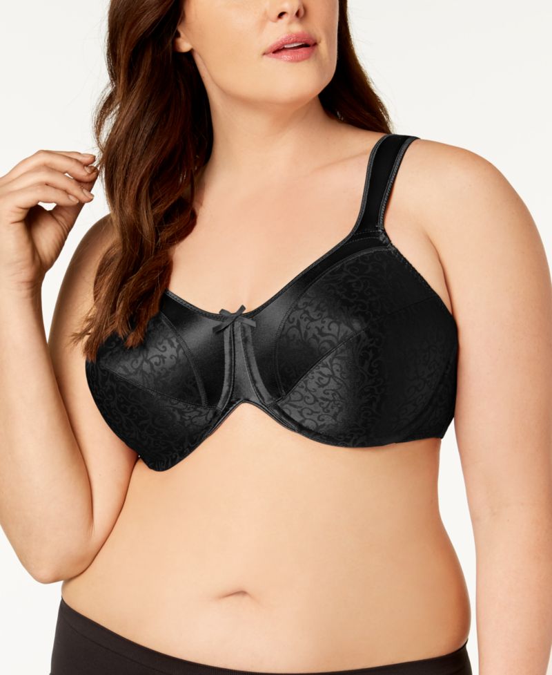 Minimizer Satin Tracings Comfort Strap Underwire Bra 3562
