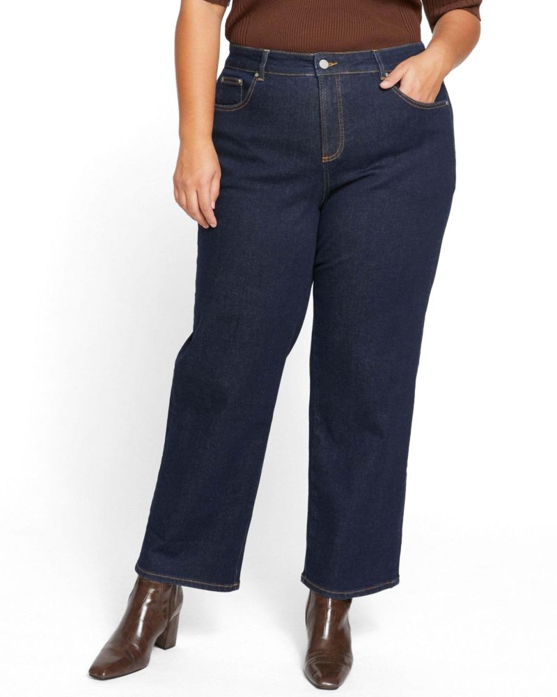 Women's Bae Boyfriend High-Rise Straight-Leg Jeans