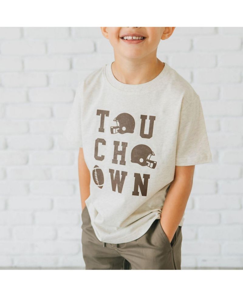 Baby Boys Touchdown Grid Short Sleeve T-Shirt