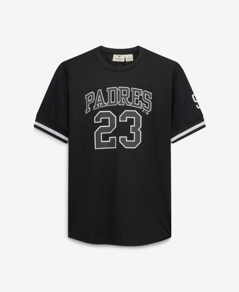 Men's Fernando Tatis Jr. Black/White San Diego Padres Big Tall Heavyweight Mesh Jersey