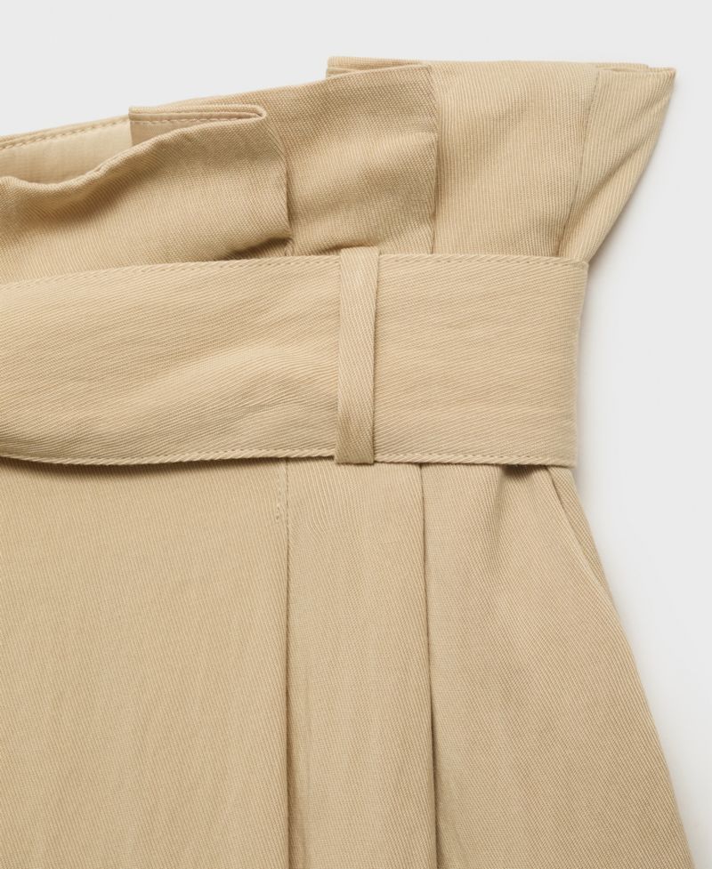 Women's Lyocell Paper bag Pants