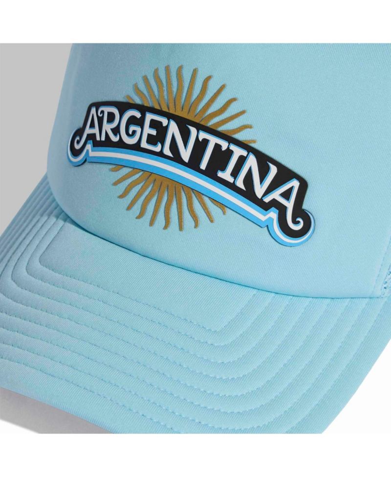 Men's and Women's Light Blue Argentina National Team Trucker Adjustable Hat