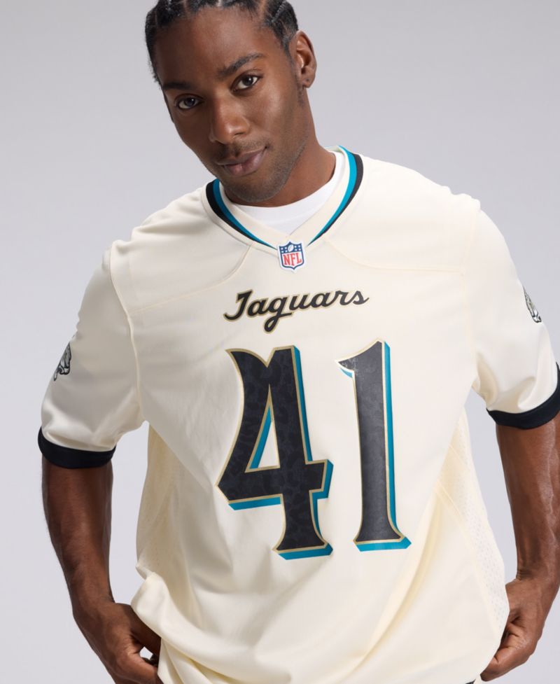 Men's Josh Hines-Allen Natural Jacksonville Jaguars 2026 Rivalries Collection Game Jersey