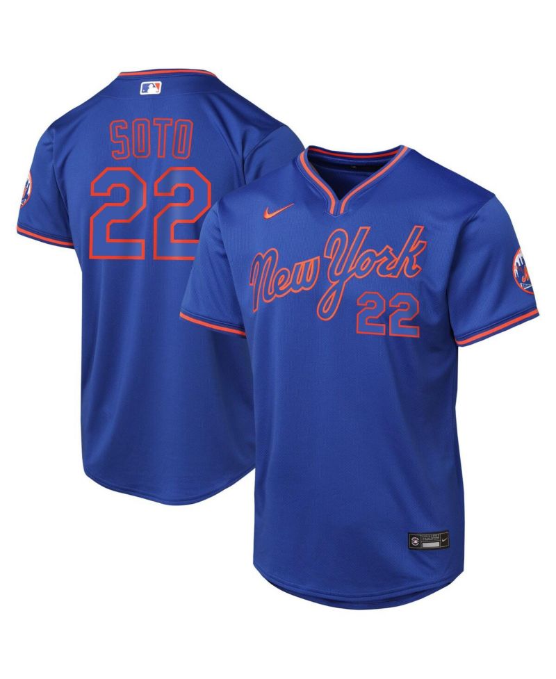 Big Boys and Girls Juan Soto Royal New York Mets Alternate 2 Limited Jersey