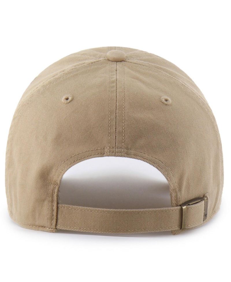 Men's Khaki Tennessee Titans Primary Logo Clean Up Adjustable Hat
