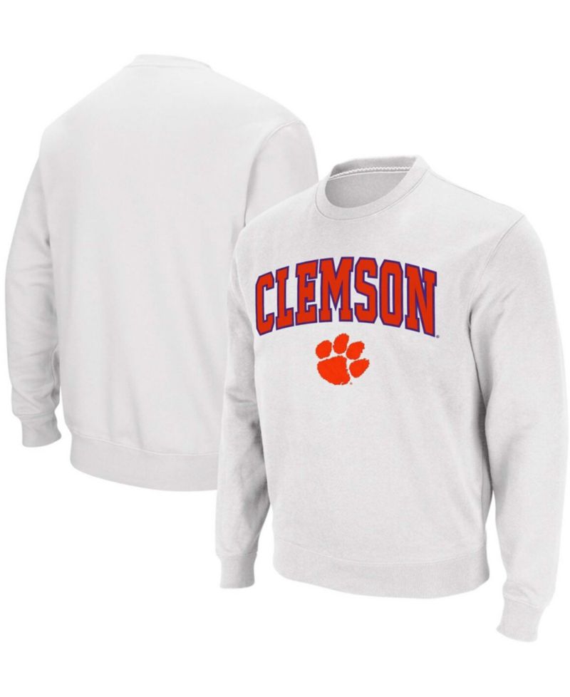 Men's Clemson Tigers Arch & Logo Pullover Sweatshirt