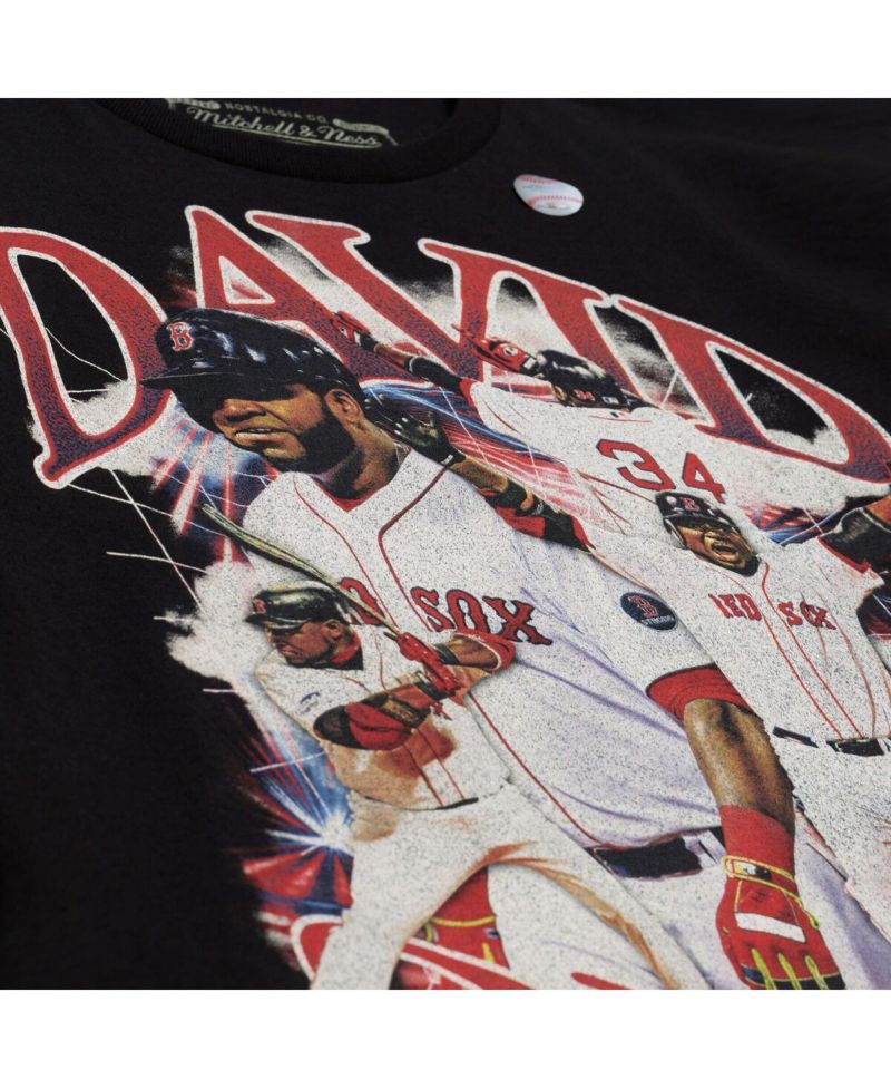 Men's David Ortiz Black Boston Red Sox Legendary Collage Player T-Shirt