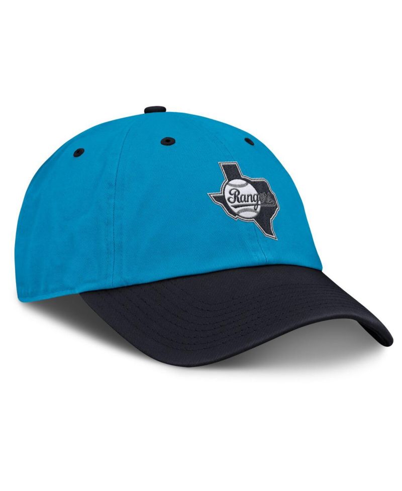 Men's Blue/Navy Texas Rangers Neon 90s Club Adjustable Hat
