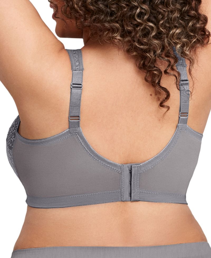 Women's Full Figure Plus Size Magic Lift Moisture Control Wirefree Bra 1064