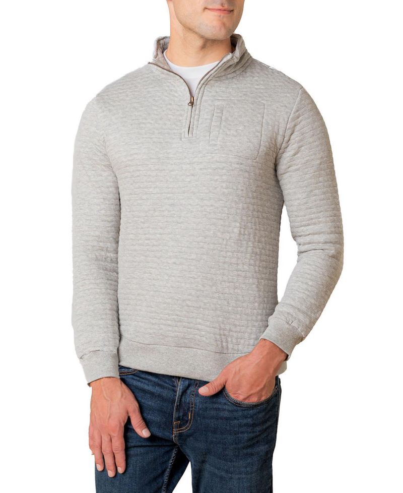 Men's Hope and Henry Quilted Half Zip Pullover