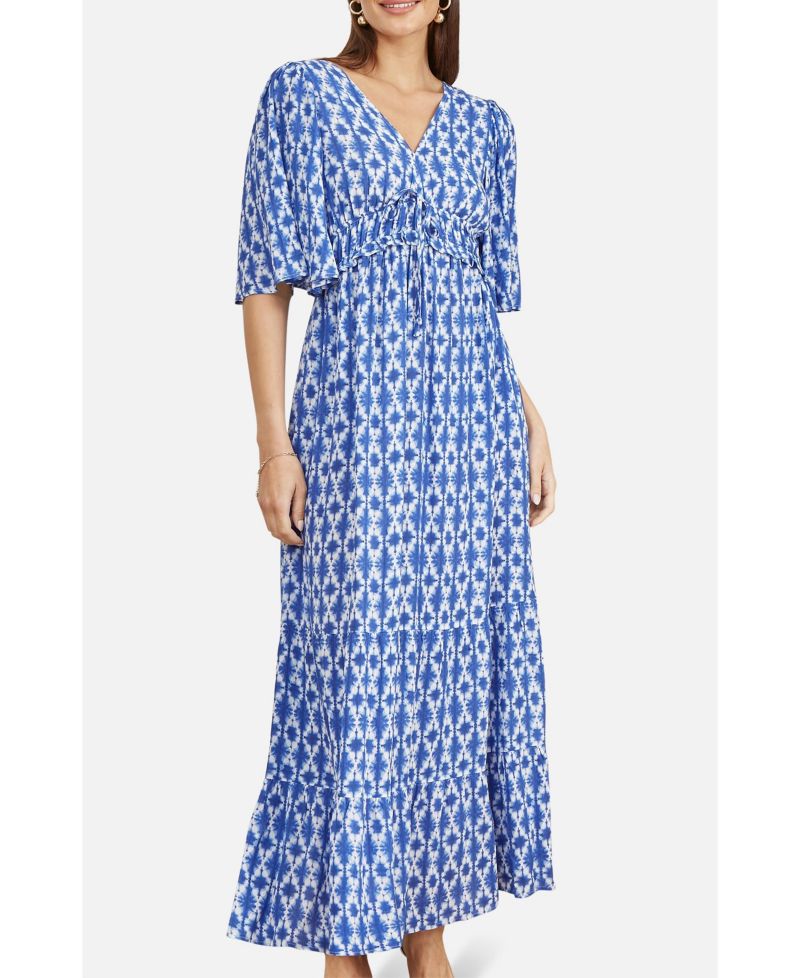 Women's Cross Over Back Maxi Dress