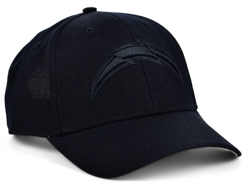 Los Angeles Chargers Black & Black MVP Cap