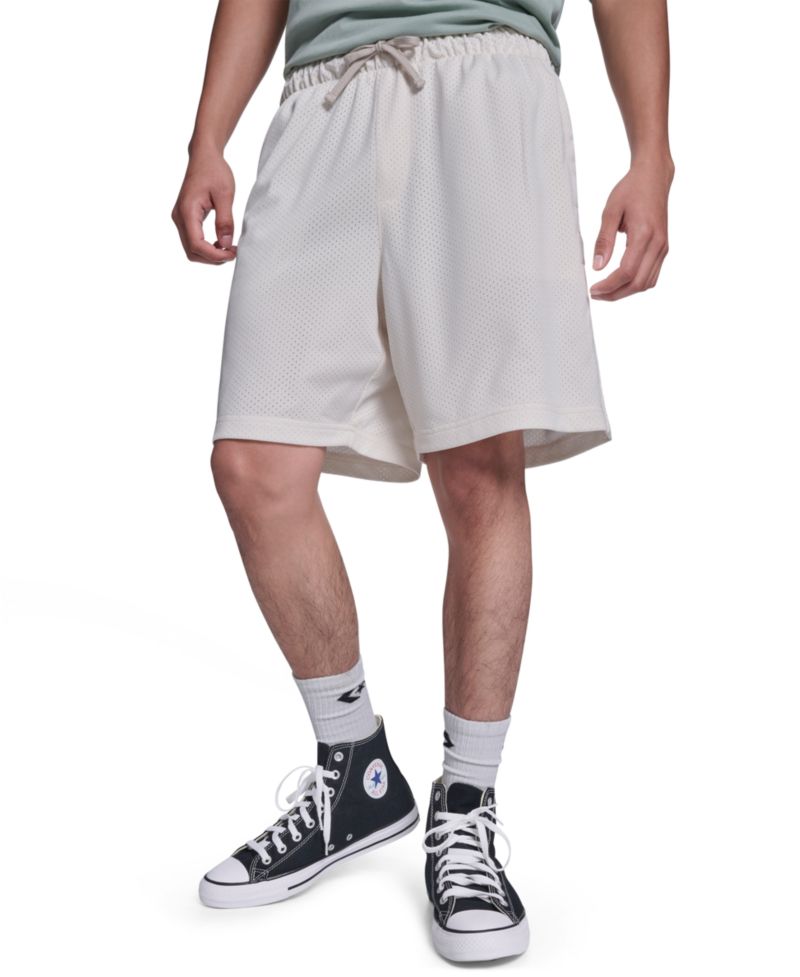 Men's Regular-Fit Star Mesh Shorts