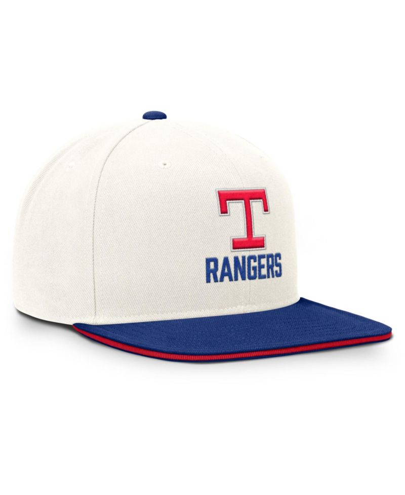 Men's Cream/Royal Texas Rangers Cooperstown Pro Dri-FIT Snapback Hat