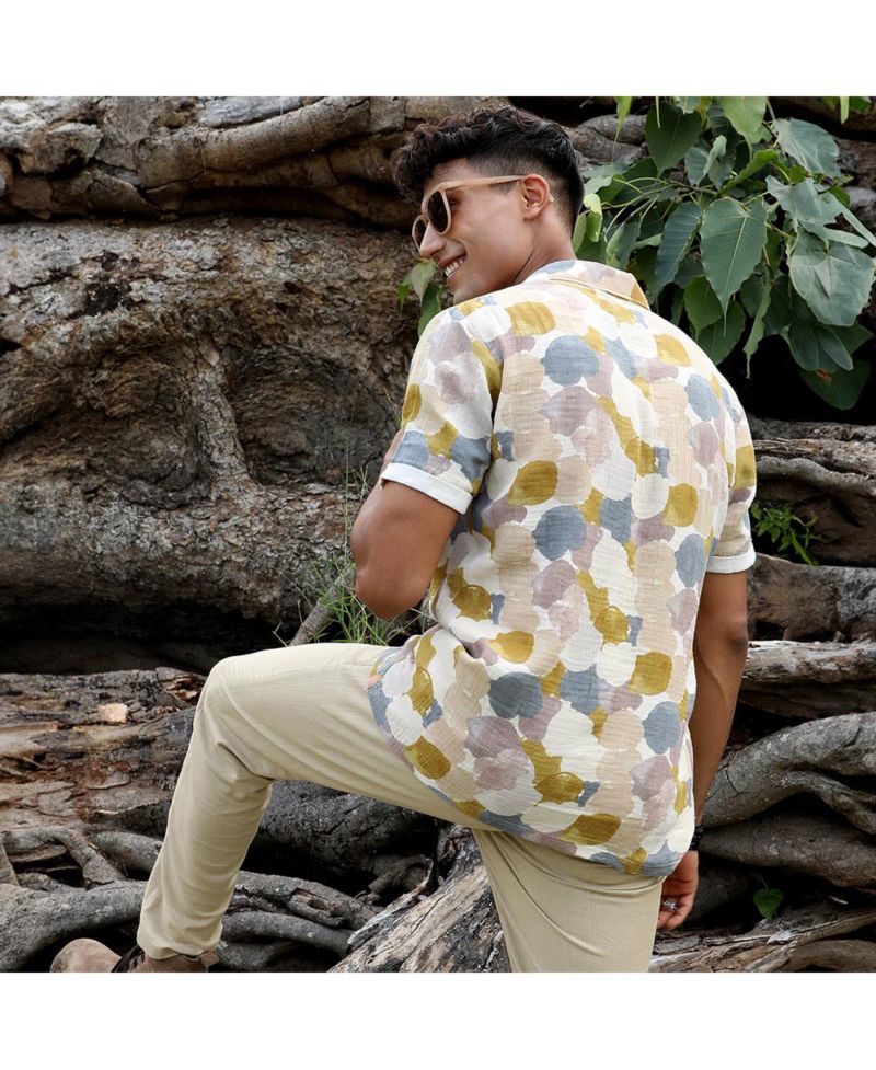 Men's Abstract Print Shirt