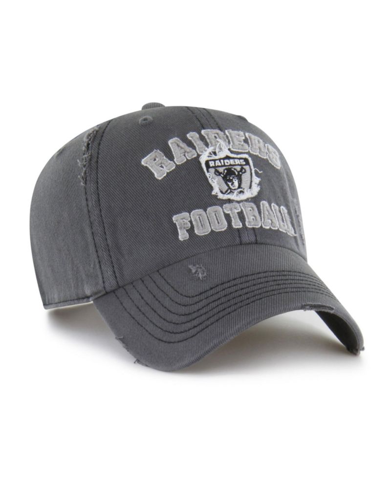 Men's '47 Charcoal Las Vegas Raiders Seymoore Clean Up Adjustable Hat