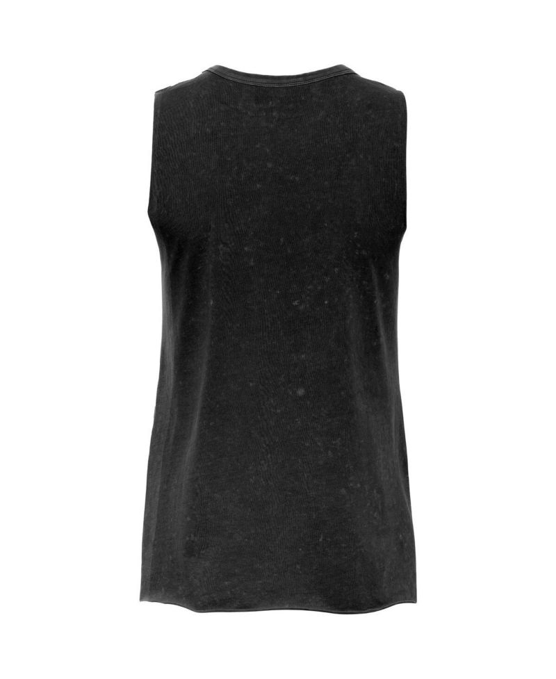 Women's Black Phoenix Mercury Rock Roll Collection Turner Mineral Wash Tank Top