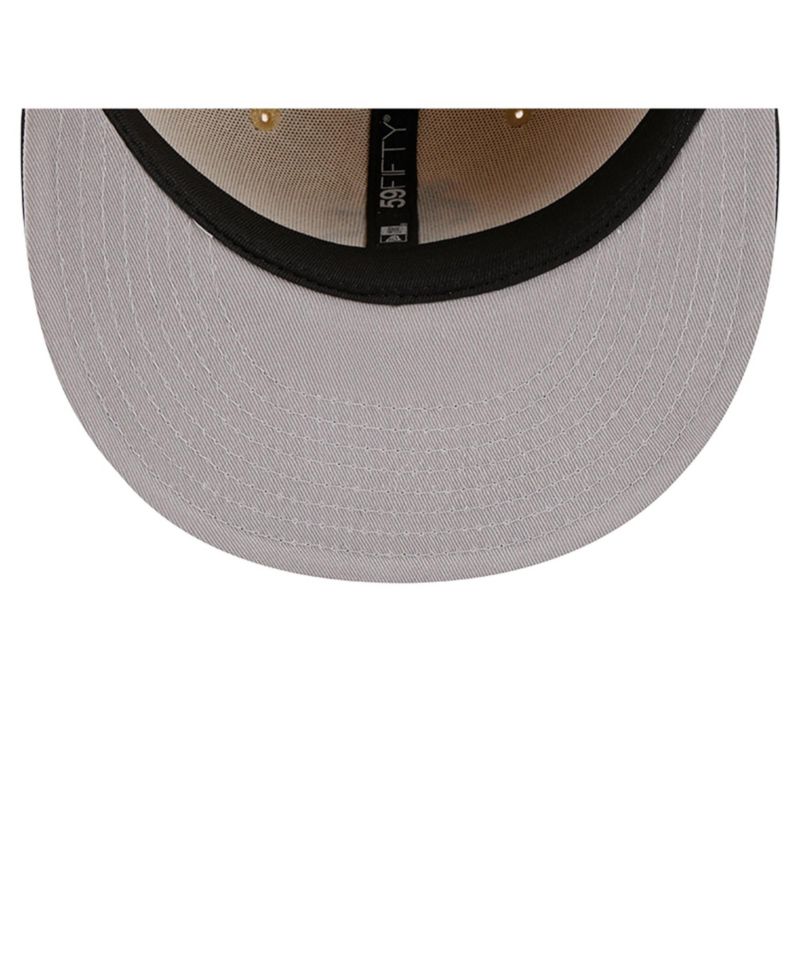 Men's Light Beige St. Louis Cardinals Two-Tone Embroidered Visor 59FIFTY Fitted Hat