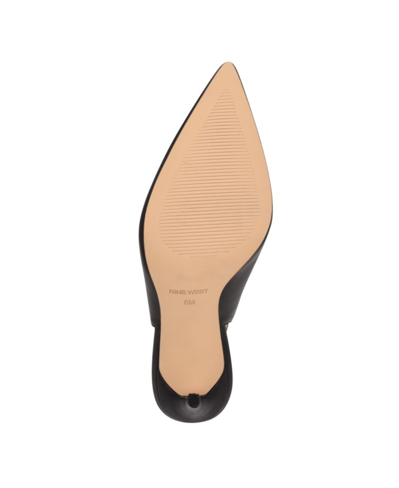 Women's Feather Slingback Stiletto Pumps
