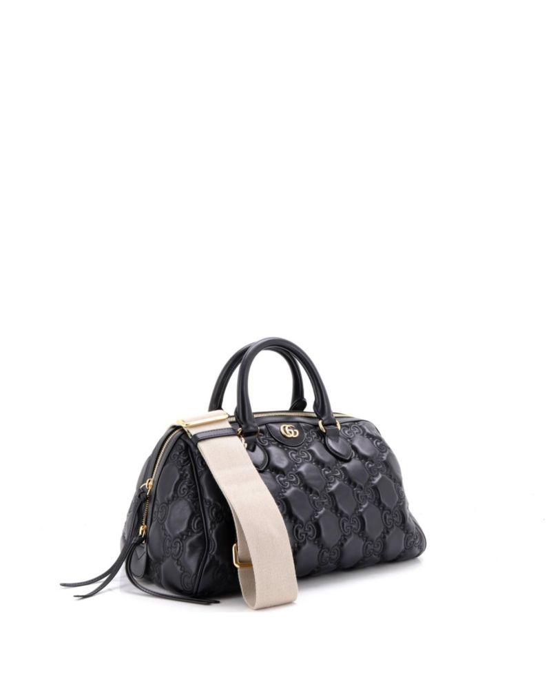 Medium Ophidia Convertible Boston Top Handle Bag GG Matelasse Leather
