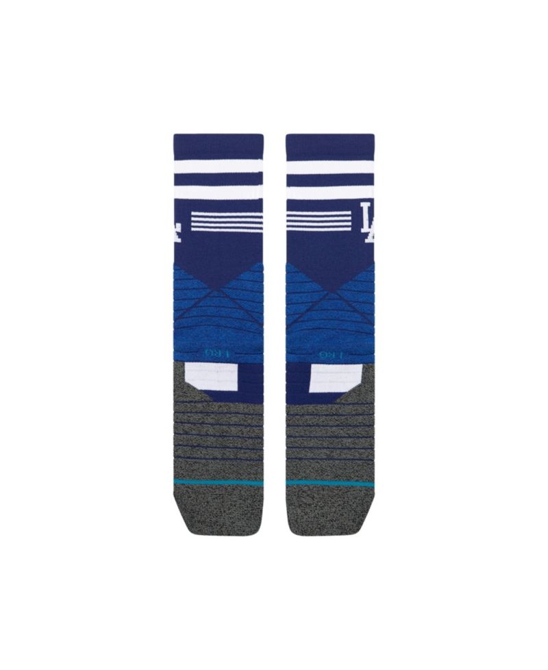 Men's and Women's Royal Los Angeles Dodgers Diamond Pro Crew Socks