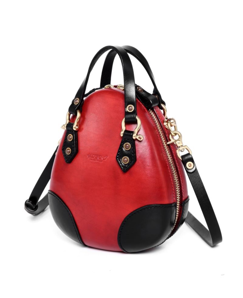 Women's Genuine Leather Fairy Lantern Mini Satchel