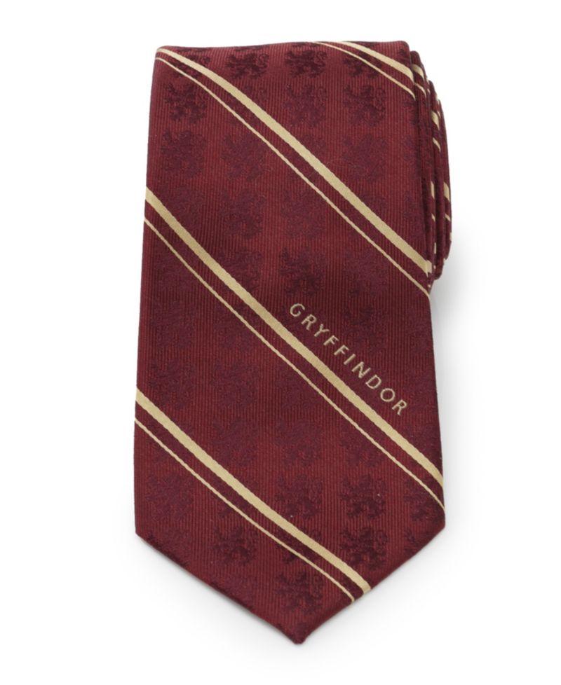 Men's Gryffindor Striped Silk Tie