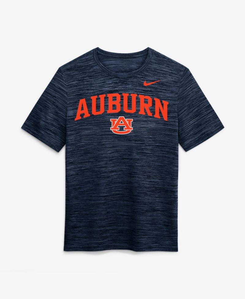 Men's Navy Auburn Tigers Primetime Arch Logo Velocity Dri-FIT T-Shirt
