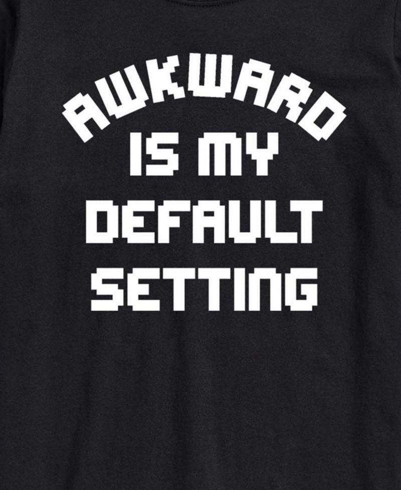 Men's Awkward Is My Default Setting Short-Sleeve Graphic T-Shirt