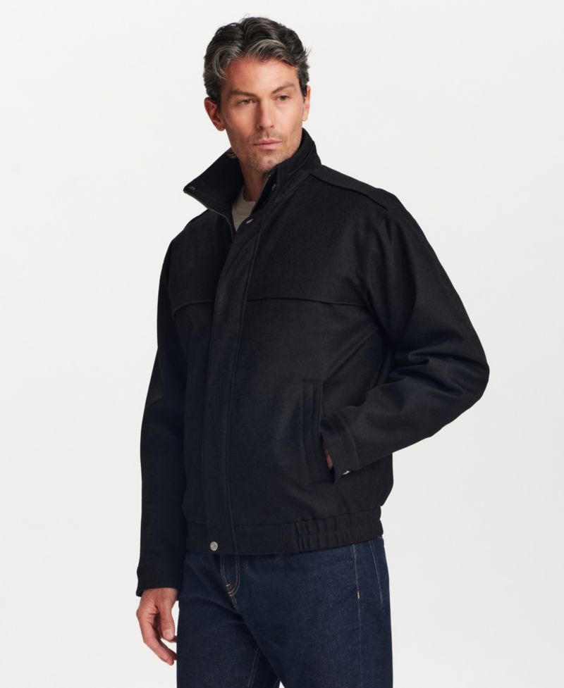 Men's Tech Twill Lined Bomber Jacket