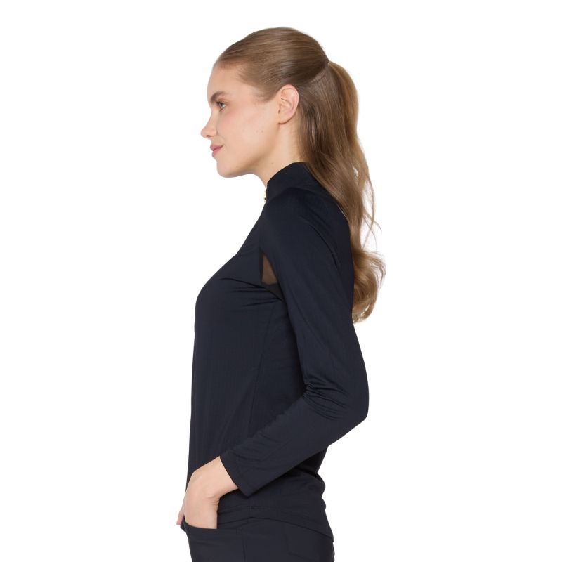 Women's G Lifestyle Long Sleeve Mock Neck Top