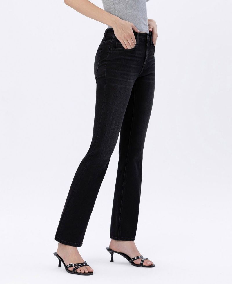 Women's Mid Rise Full Length Bootcut Jeans
