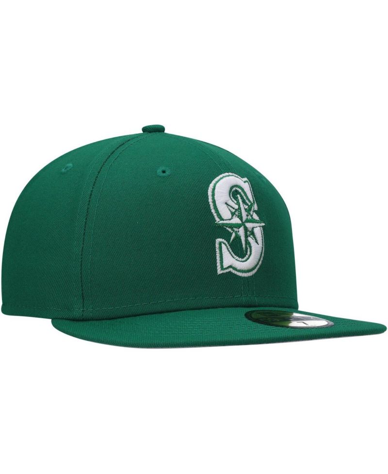 Men's Kelly Green Seattle Mariners White Logo 59FIFTY Fitted Hat