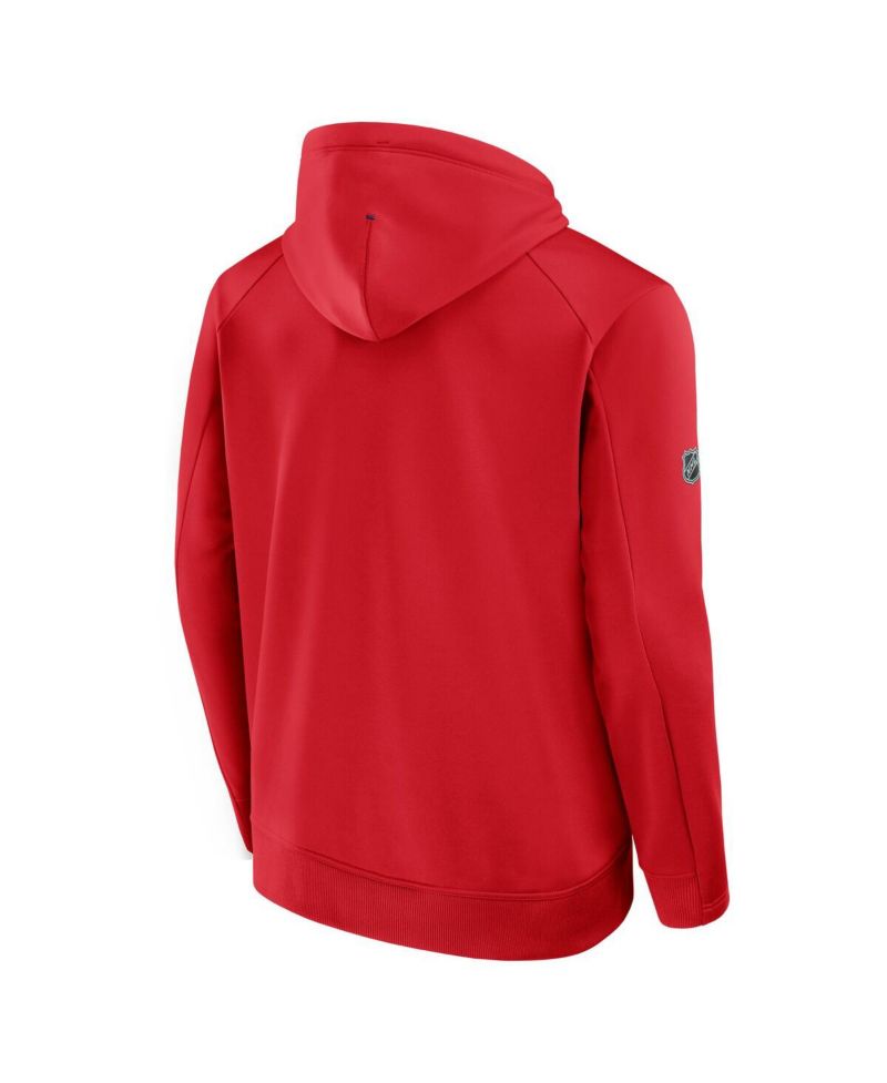 Men's Red New York Rangers Authentic Pro Rink Hoodie