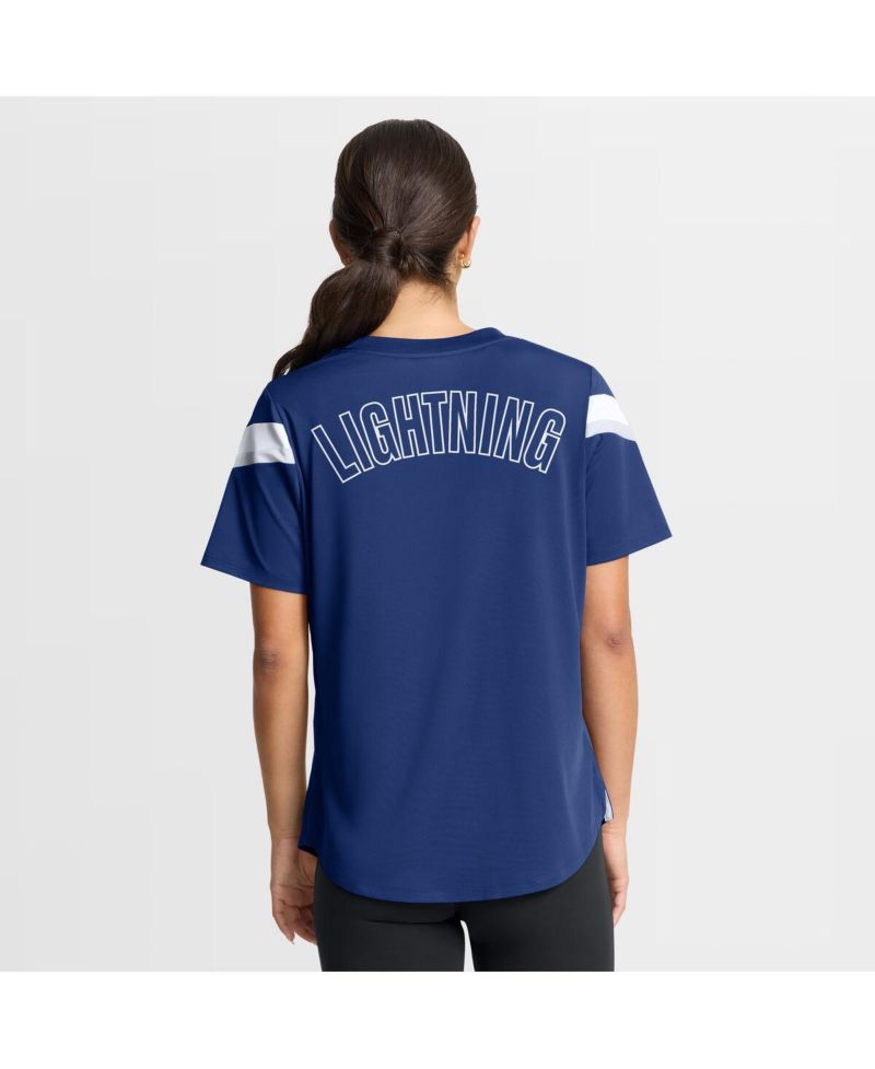 Women's Blue Tampa Bay Lightning Offside Athena T-Shirt