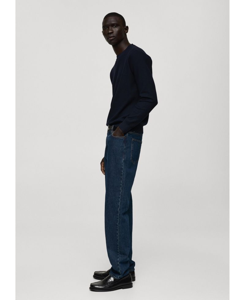 Men's Fine-Knit Cotton Sweater