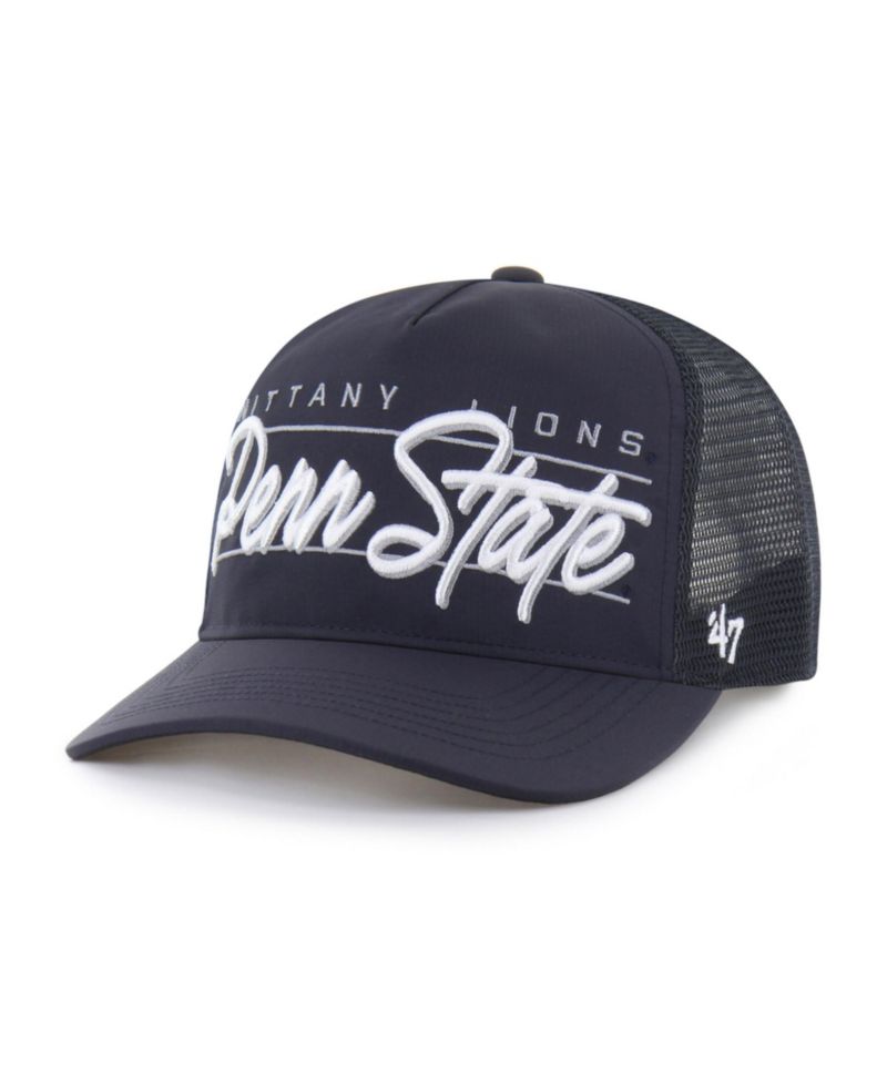 Men's and Women's '47 Navy Penn State Nittany Lions brrr&deg; Condor Mesh Hitch Adjustable Hat