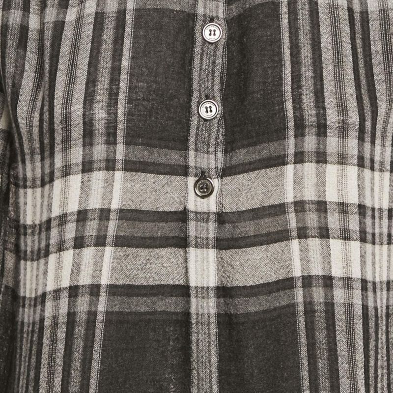 Women's Brit Monochrome Checks Crepe Tunic
