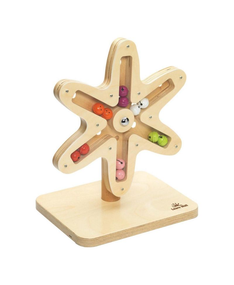 Rotating Bell Flower Cause and Effect Toy