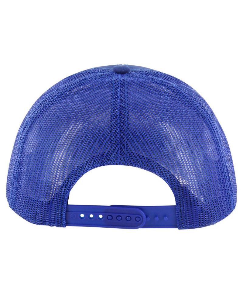 Men's Royal Kansas Jayhawks Pitstop Trucker Adjustable Hat