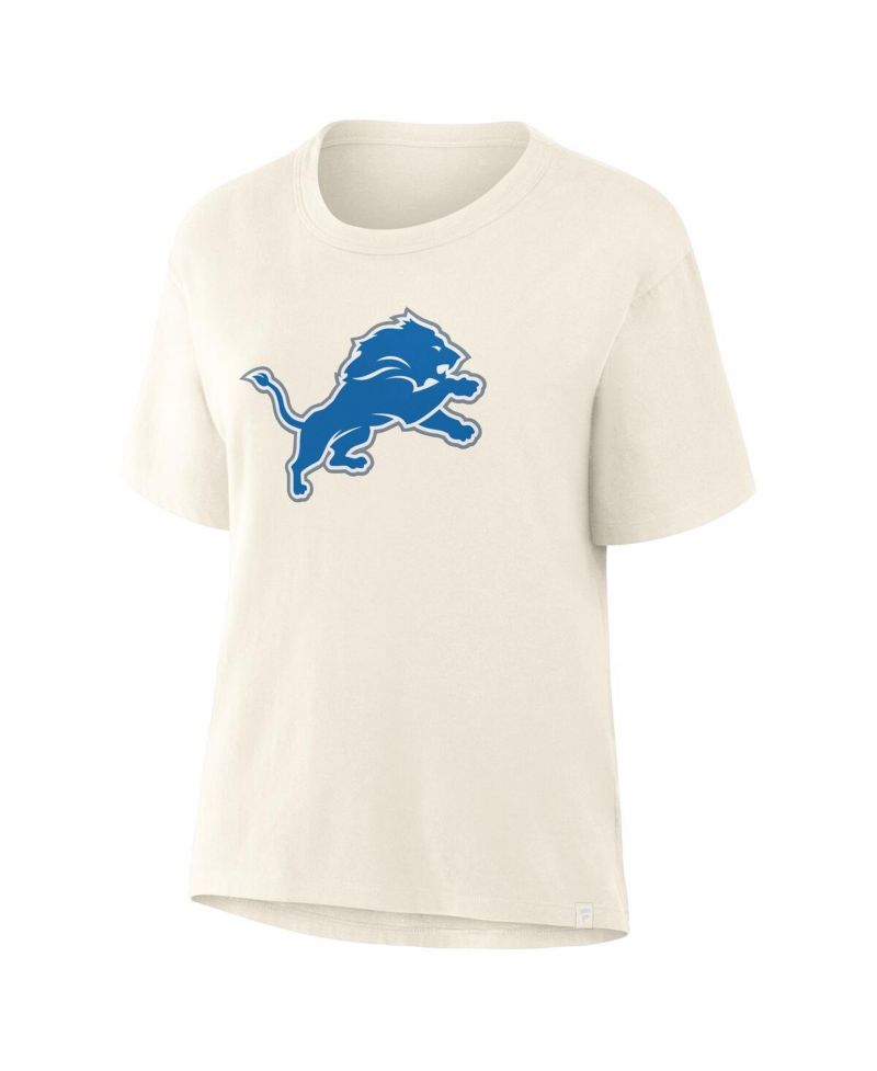 Women's Cream Detroit Lions Dove Legacy T-Shirt