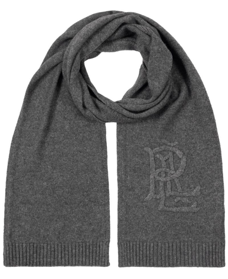 Embroidered Logo Scarf