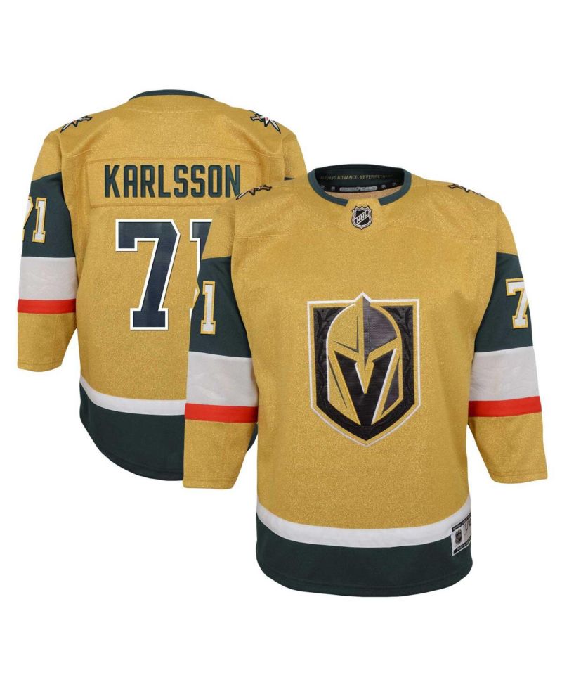 Big Boys and Girls William Karlsson Gold Vegas Golden Knights Home Premier Player Jersey