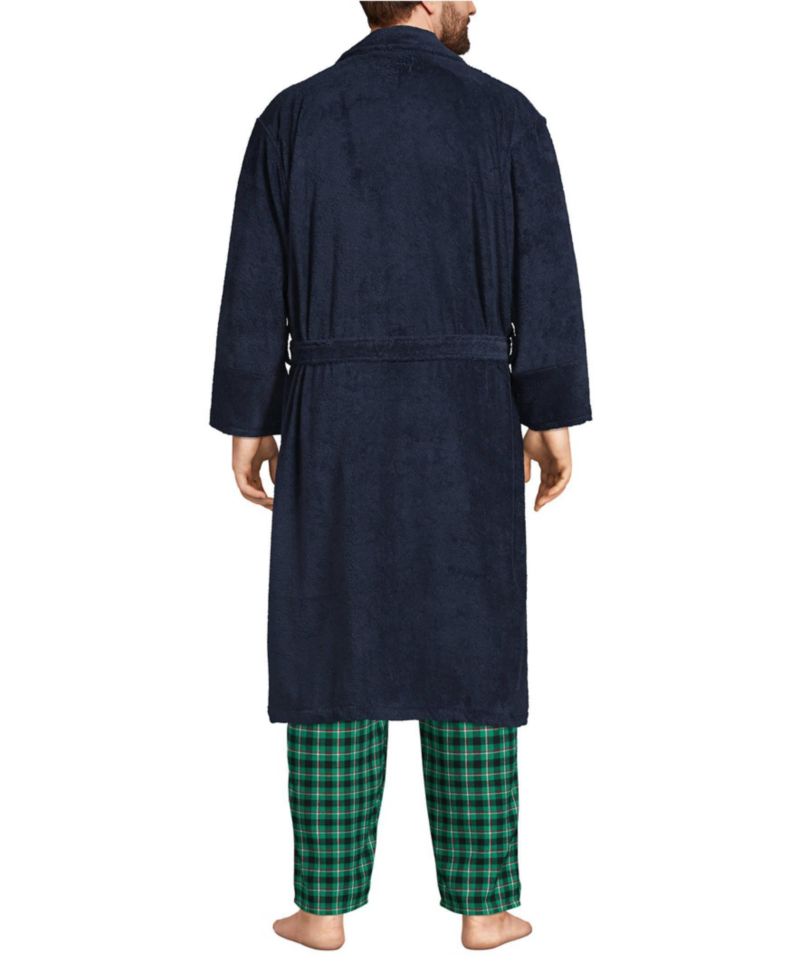 Big & Tall Calf Length Turkish Terry Robe
