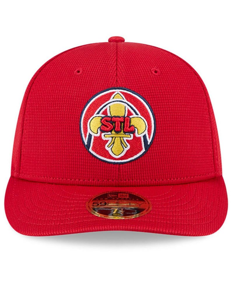 Men's Red St. Louis Cardinals City Connect Batting Practice Low Profile 59FIFTY Fitted Hat
