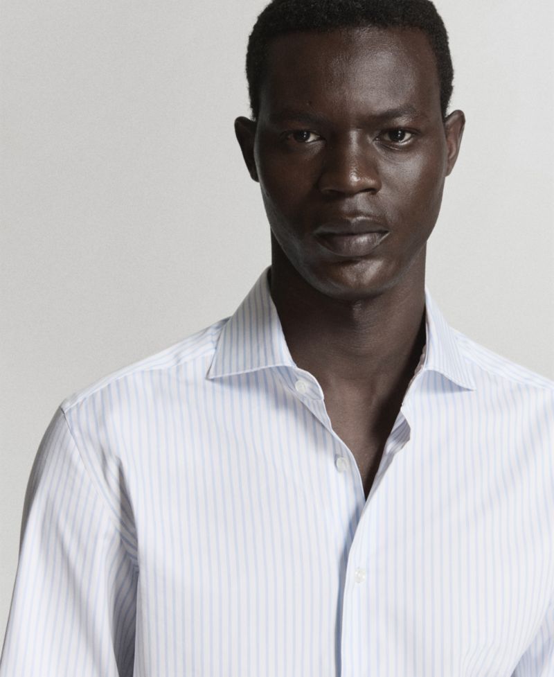 Men's Cotton Striped Shirt